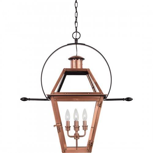 Quoizel RO1914AC Rue De Royal Outdoor hang lntrn aged copper Outdoor Lantern