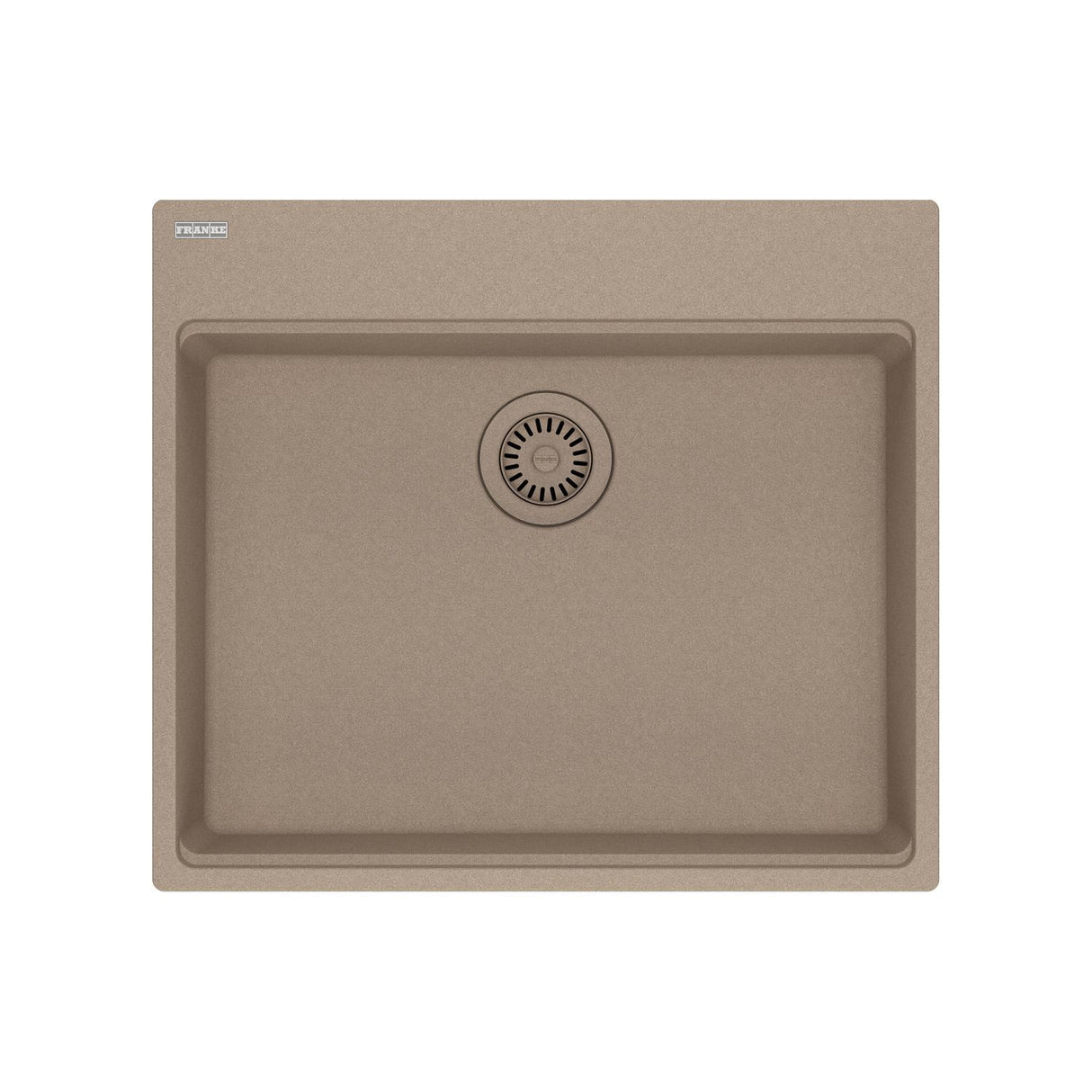 FRANKE MAG61023ADA-OYS Maris Topmount 25-in x 22-in Granite ADA Single Bowl Kitchen Sink in Oyster In Oyster
