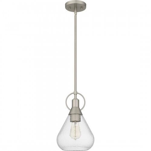 Quoizel QPP6187BN Quoizel Piccolo Pendant Mini pendant 1 light brushed nickel Mini Pendant