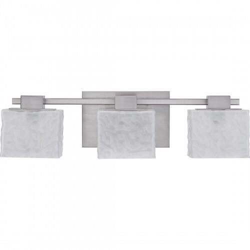 Quoizel MLD8603BN Melody Bath fixture 3 light brsh nikl Bath Light