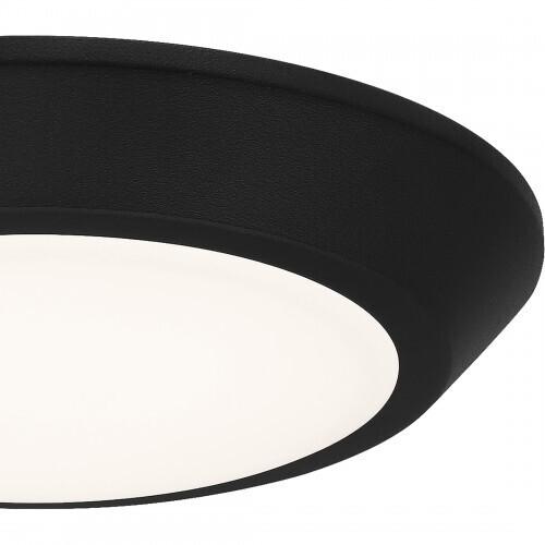 Quoizel VRG1605EK Verge Flush mount 5"d earth black Flush Mount