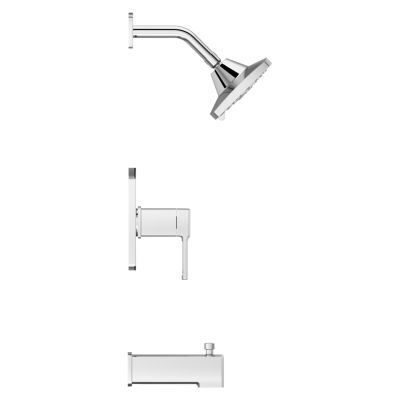 Pfister Polished Chrome Deckard 1-handle Tub & Shower, Trim Only LG89-8DAC