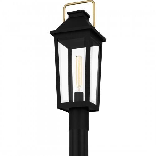 Quoizel BUK9007MBK Buckley Outdoor post 1 light matte black Outdoor Lantern