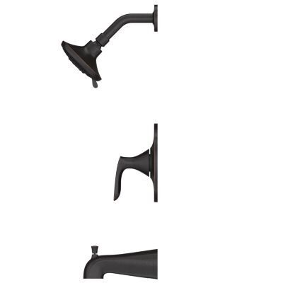 Pfister Tuscan Bronze Weller 1-handle Tub & Shower, Trim Only LG89-8WRY