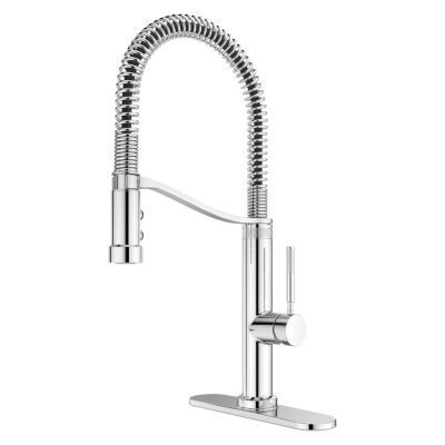 Pfister Polished Chrome Culinary Kitchen Faucet GT529-BRUC