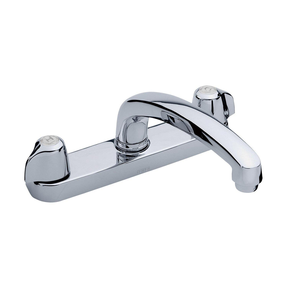 Gerber G0042416 Chrome Classics Two Handle Kitchen Faucet Deck Plate MOUNTED...