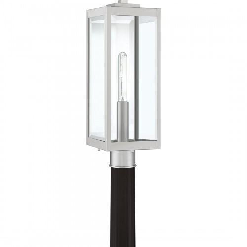 Quoizel WVR9007SS Westover Outdoor post 1 light stainless steel Outdoor Lantern