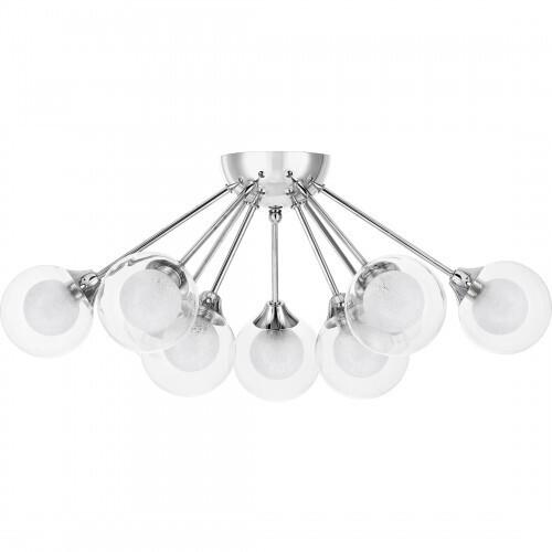 Quoizel PCSB1722C Spellbound 9 light semi flush chrome Semi-Flush Mount