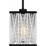 Quoizel PCCET538MBK Celeste Linear chandelier 5 lights matte black. Island Light