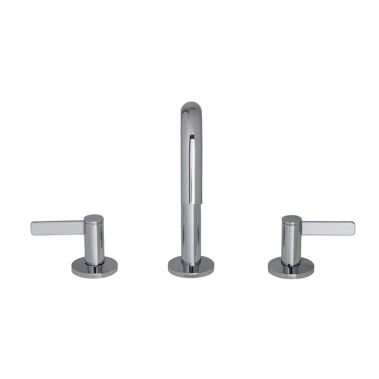 Gerber D303130BS Satin Black Amalfi Two Handle Widespread Lavatory Faucet