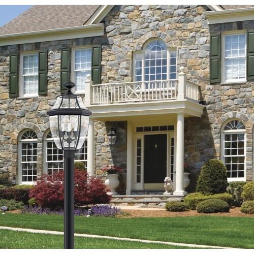 Quoizel NY8317K Newbury Outdoor wall myst blck 2l Outdoor Lantern
