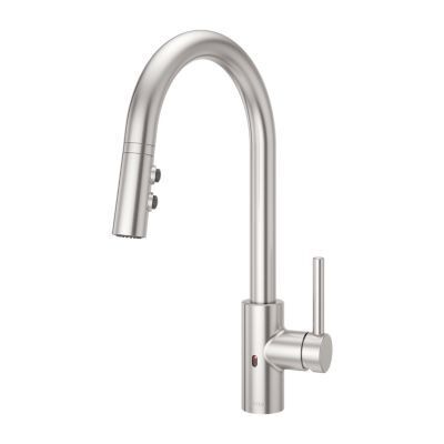Stainless Steel Stellen Pull-down Kitchen Faucet With React TOUCH-F... LG529-ESAS