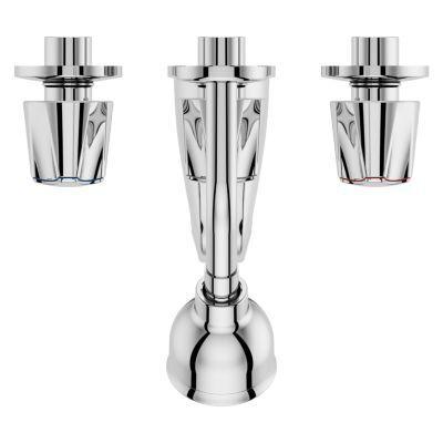 Polished Chrome Pfister 3-handle Tub & Shower Faucet With Metal KNO... LG01-3110