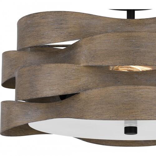 Quoizel APL1716MBK Appleton Semi flush 2 lights matte black. Semi-Flush Mount