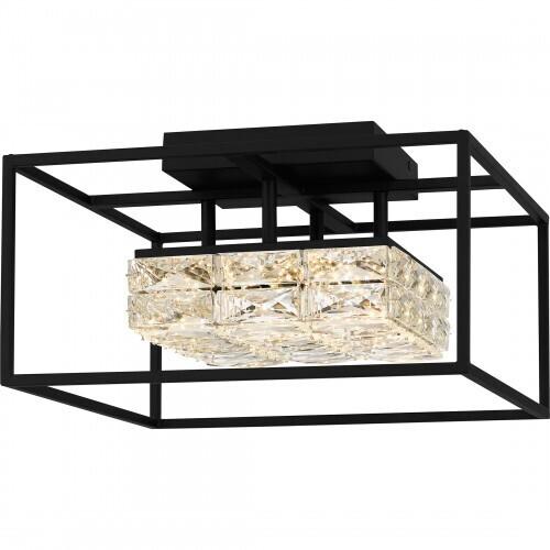 Quoizel PCDZ1716MBK Dazzle Semiflush led light matte black Semi-Flush Mount