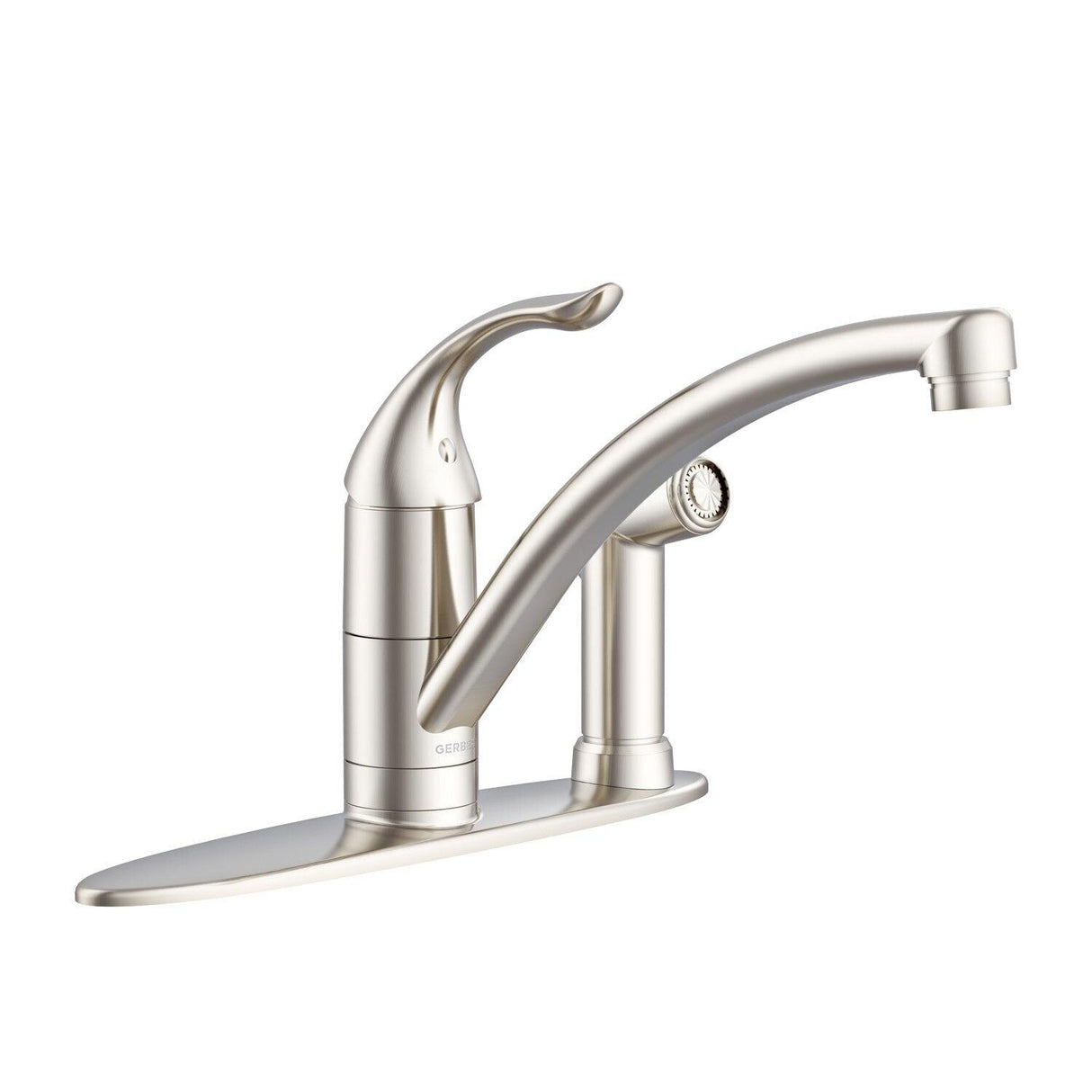 Gerber G0040015SS Stainless Steel Viper Single Handle Kitchen Faucet W/ Spray On DECK...