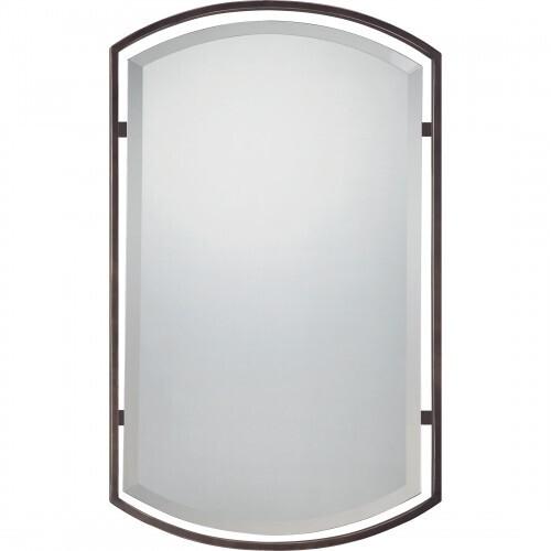 Quoizel QR1419PN Breckenridge Mirror plldn brnz 35"h x 21"w Mirror