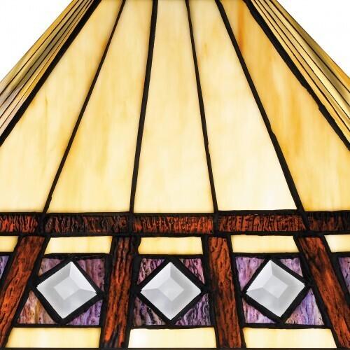 Quoizel TF16139MBK Tiffany Table lamp tiffany 2 lights matte black Table Lamp