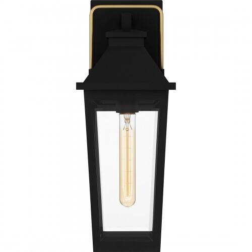 Quoizel BUK8406MBK Buckley Outdoor wall 1 light matte black Outdoor Lantern
