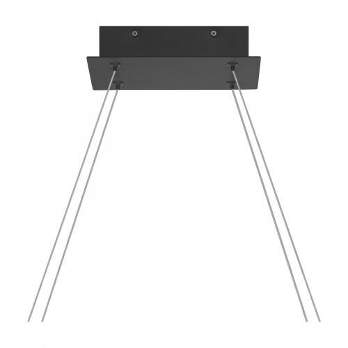 Quoizel PCNEW136MBK Newman Linear chandelier led matte black Island Light