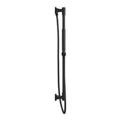 Pfister Matte Black Handheld Shower With Slide Bar