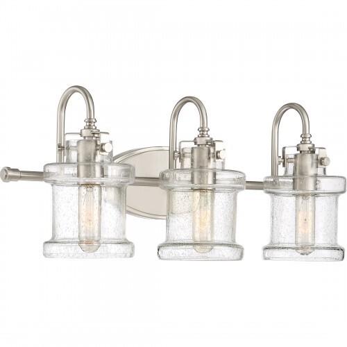 Quoizel DNY8603BN Danbury Bath fixture 3 light brsh nickel Bath Light