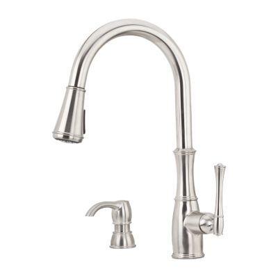 Pfister Stainless Steel Wheaton Pull-down Kitchen Faucet GT529-WH1S
