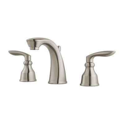 Pfister Brushed Nickel Avalon Widespread Lavatory Faucet LG49-CB1K