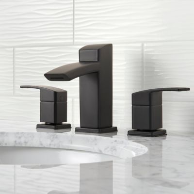 Pfister Black Kenzo Widespread Bath Faucet LG49-DF2B
