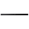 ALFI brand 59" Black Matte Stainless Steel Linear Shower Drain with Groove Holes