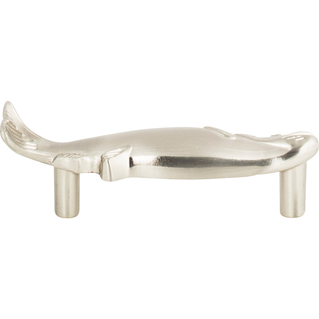 Atlas Homewares Fish Pull 3 Inch (c-c) Brushed Nickel
