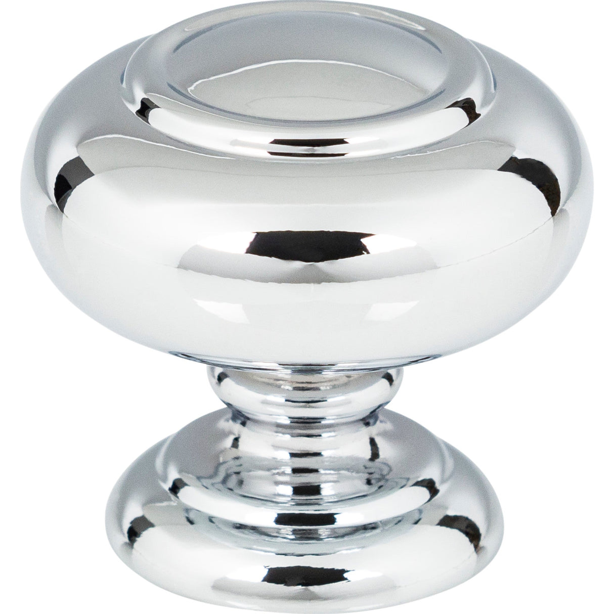 Atlas Homewares Victoria Knob 1 1/4 Inch Polished Chrome