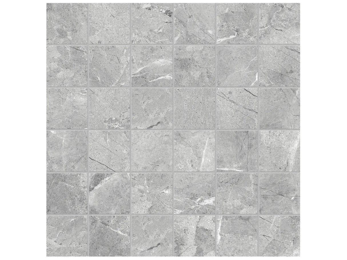 Anatolia Tile 2X2 Regency Mica Matte 36 Piece Porcelain Mosaics. 1 Sheet = 1.16 Sq. Ft. 4501-0217-0 (63-511) Mica 2x2 - premium natural stone mosaic tile from Anatolia Tile, available at PoshHaus showroom in Keene, NH