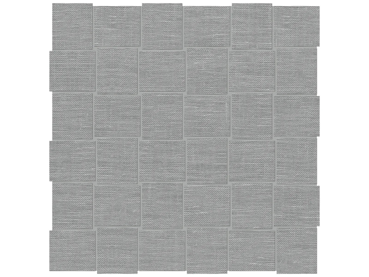 Anatolia Tile 2X2 Basketweave Belgian Linen Mica Porcelain Mosaics. 1 Sheet = .96 Sq. Ft. 4501-0031-1 (69-570) Mica Basketweave 2x2 - premium natural stone mosaic tile from Anatolia Tile, available at PoshHaus showroom in Keene, NH