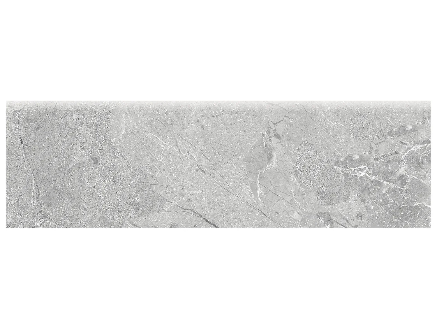 Anatolia Tile 3X10 Bullnose Regency Mica Glossy Porcelain Trim 56-505  - premium natural stone mosaic tile from Anatolia Tile, available at PoshHaus showroom in Keene, NH