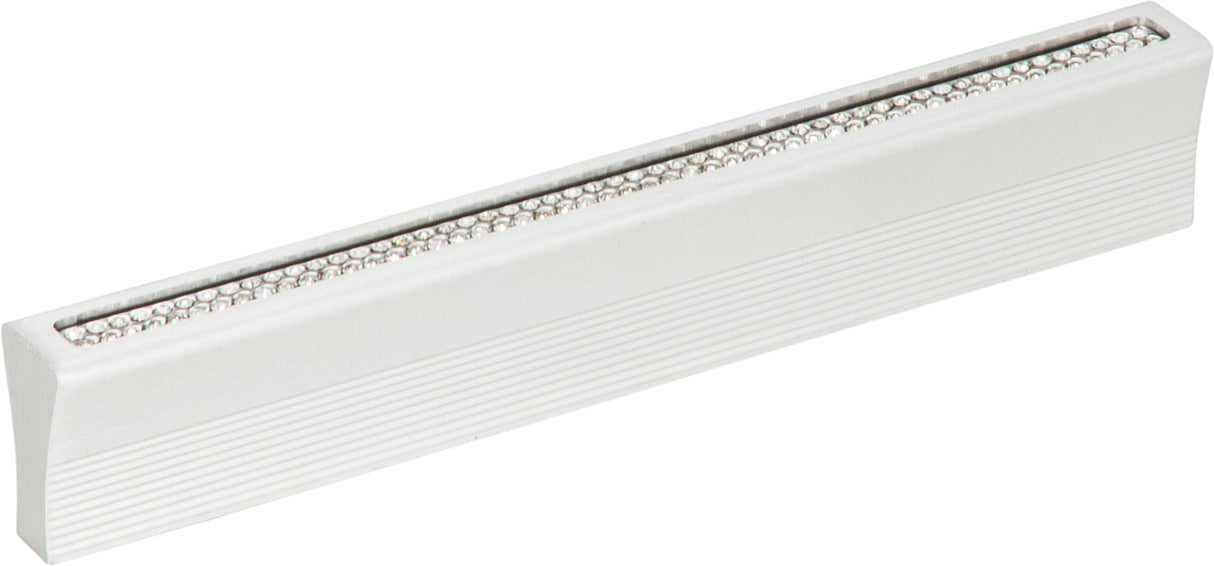 Atlas Homewares Crystal Inset Thin Pull 3 3/4 Inch (c-c) Matte Chrome