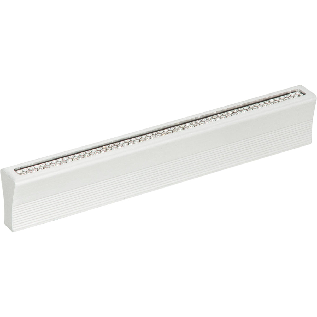 Atlas Homewares Crystal Inset Thin Pull 3 3/4 Inch (c-c) Matte Chrome