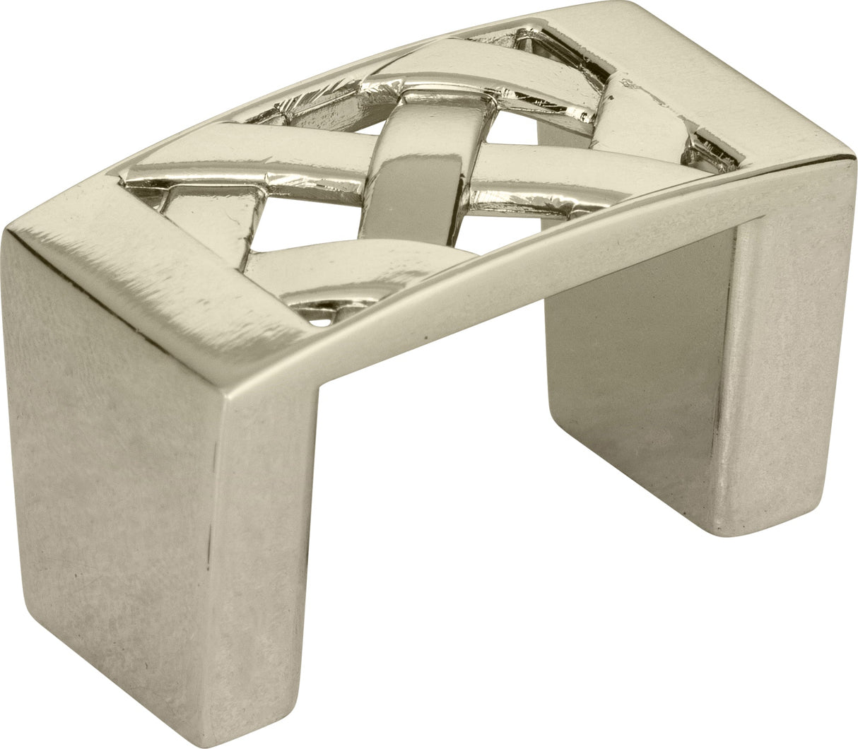 Atlas Homewares Lattice Knob 1 5/8 Inch Polished Nickel