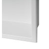 ALFI brand 24 x 12 White Matte Stainless Steel Horizontal Single Shelf Bath Shower Niche