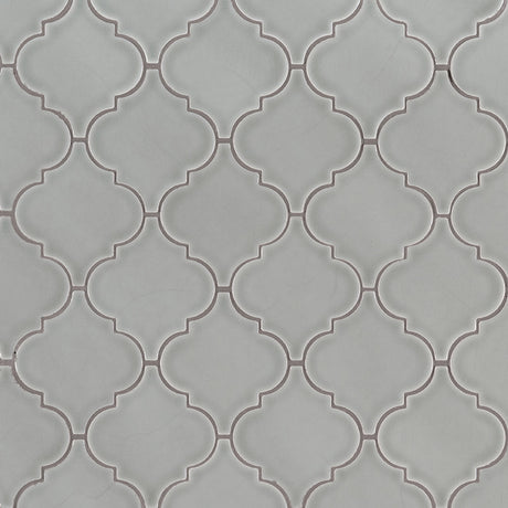 Morning fog arabesque 10.83X15.5 ceramic mesh monted mosaic tile SMOT-PT-MOFOG-ARABESQ product shot multiple tiles angle view