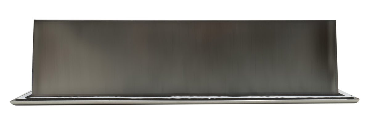 ALFI brand 16 x 16 Brushed Stainless Steel Square Single Shelf Bath Shower Niche