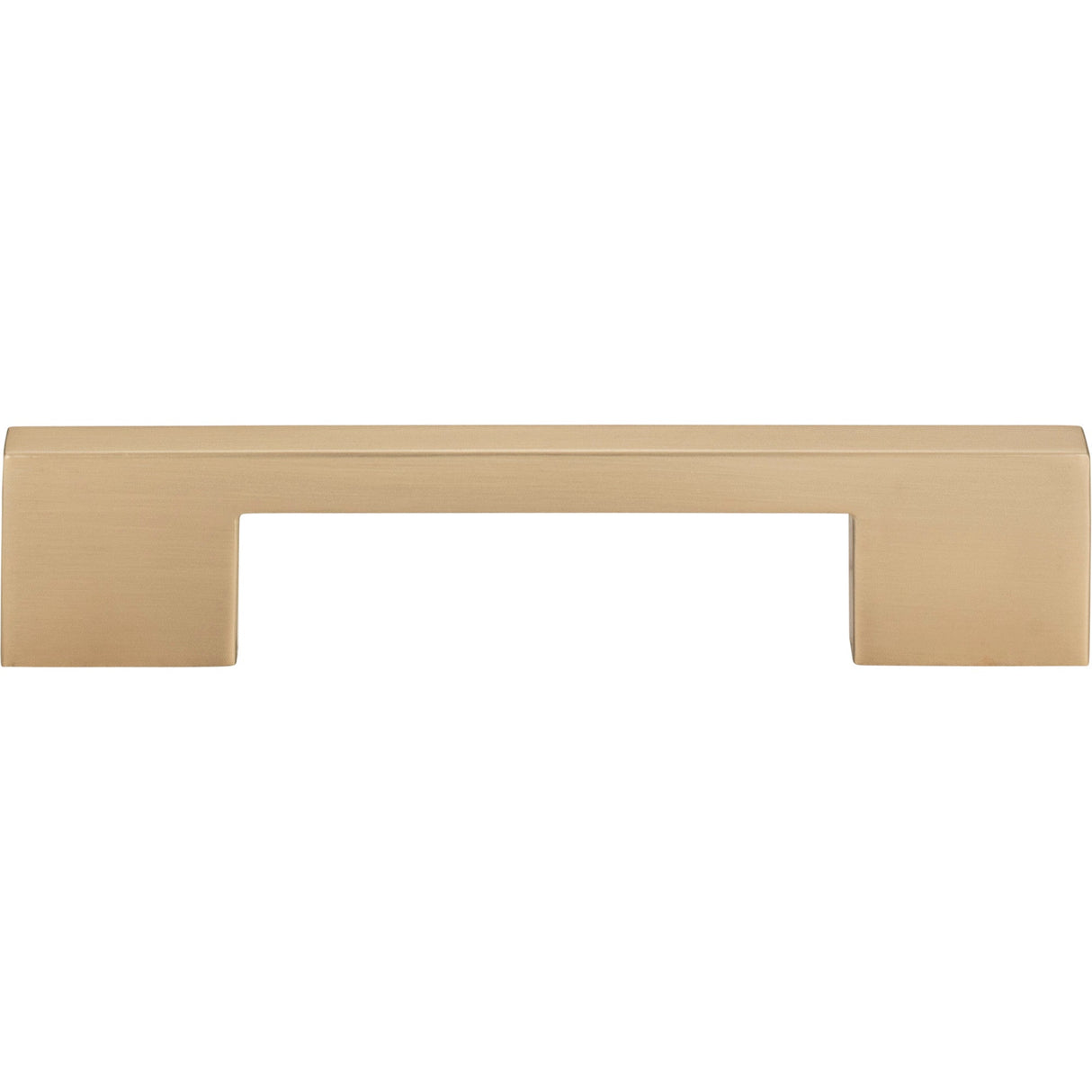 Atlas Homewares Thin Square Pull 5 1/16 Inch (c-c) Champagne