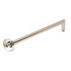 Brushed Nickel 16" Round Wall Shower Arm
