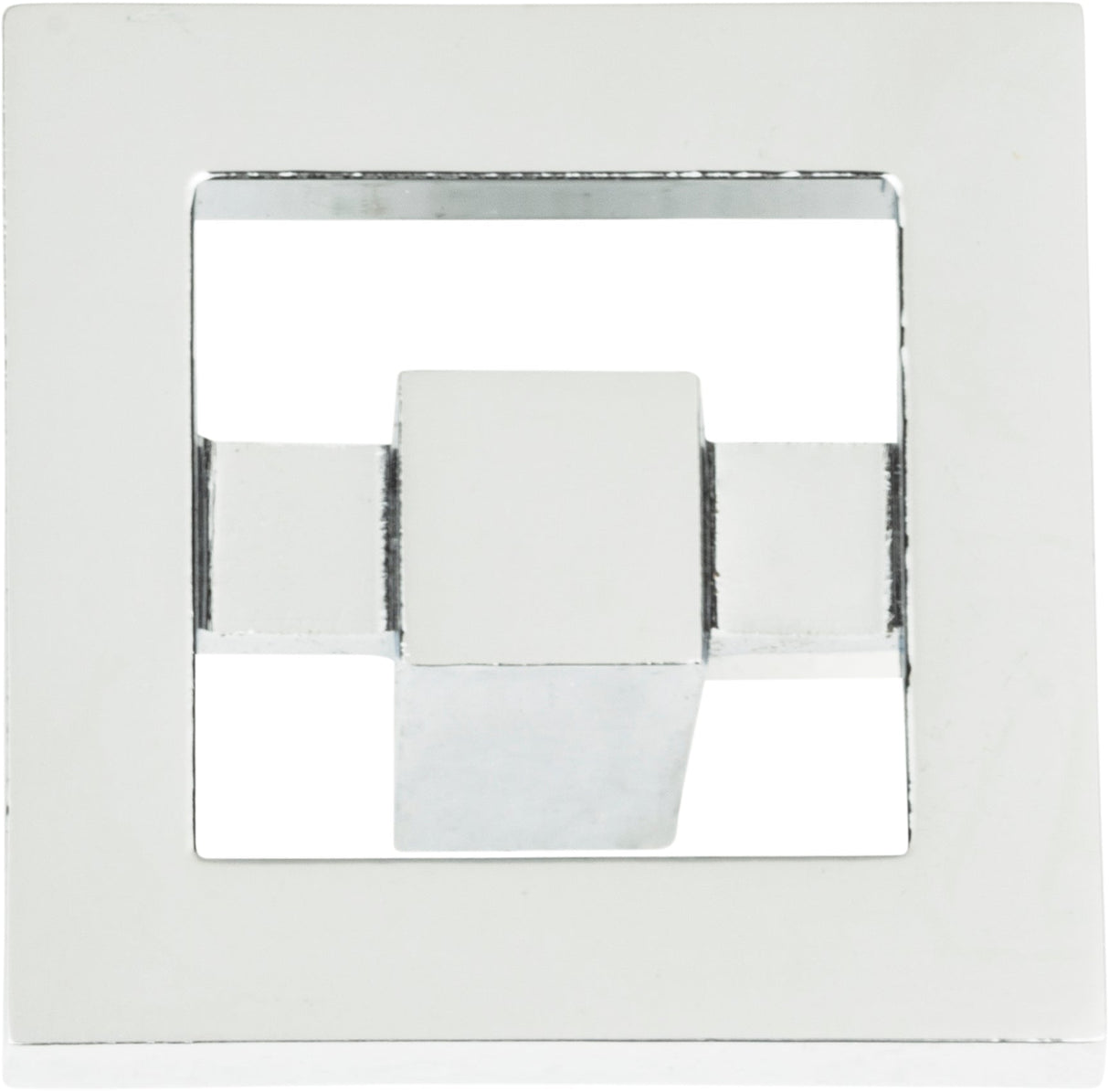 Atlas Homewares Nobu Square Knob 1 3/8 Inch Polished Chrome