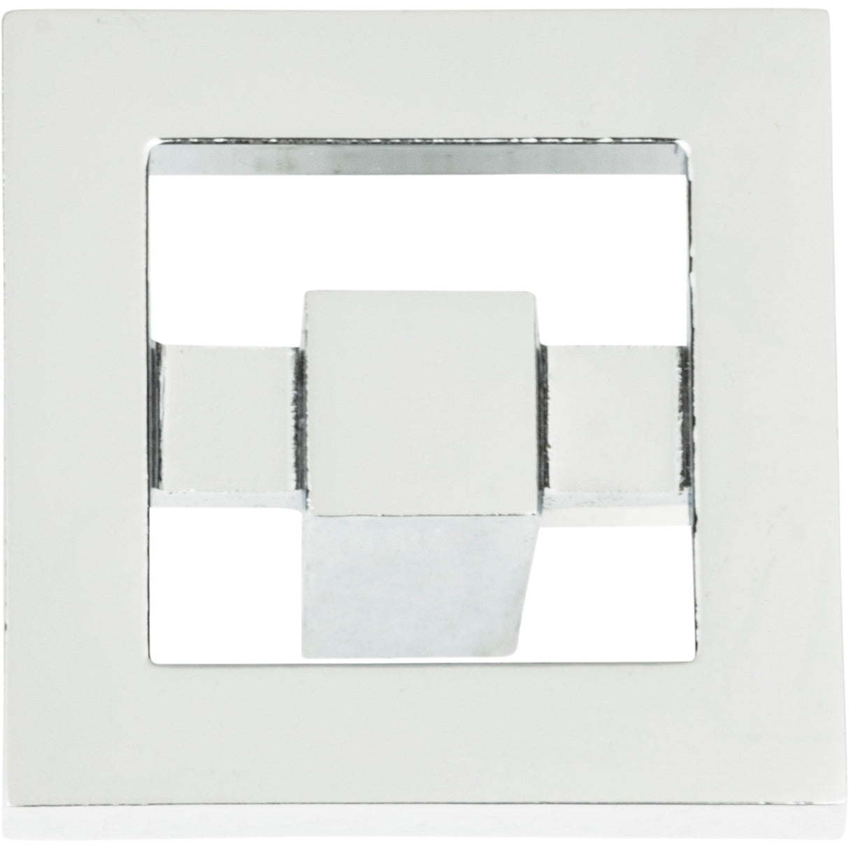 Atlas Homewares Nobu Square Knob 1 3/8 Inch Polished Chrome
