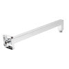 Polished Chrome 16" Square Wall Shower Arm