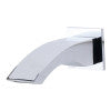 ALFI brand AB3301-PC Polished Chrome Curved Wallmounted Tub Filler Bathroom Spout