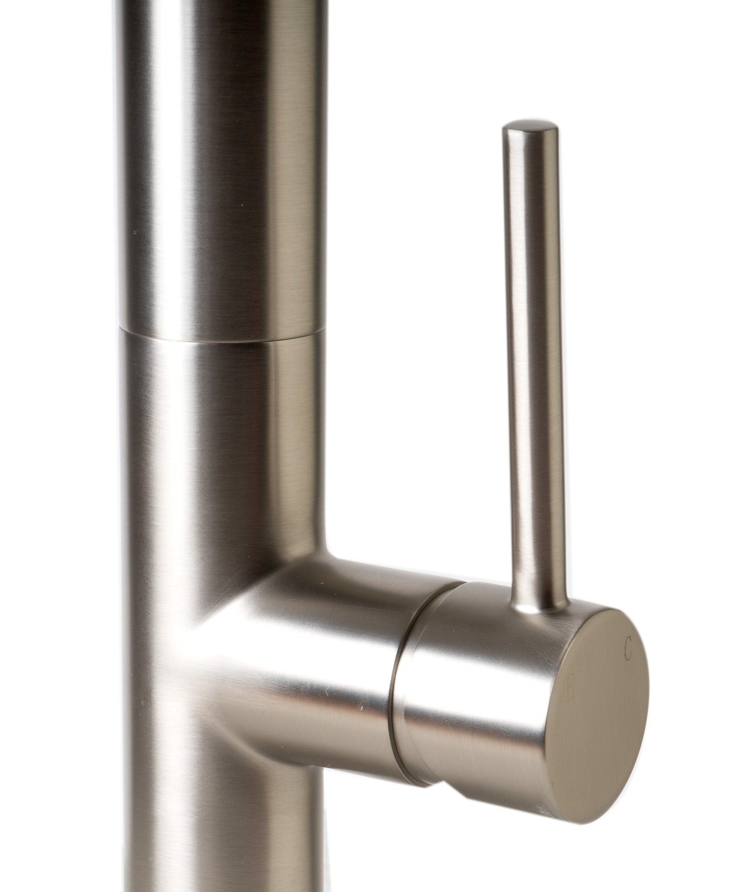 Brushed Nickel Commercial Spring Kitchen Faucet