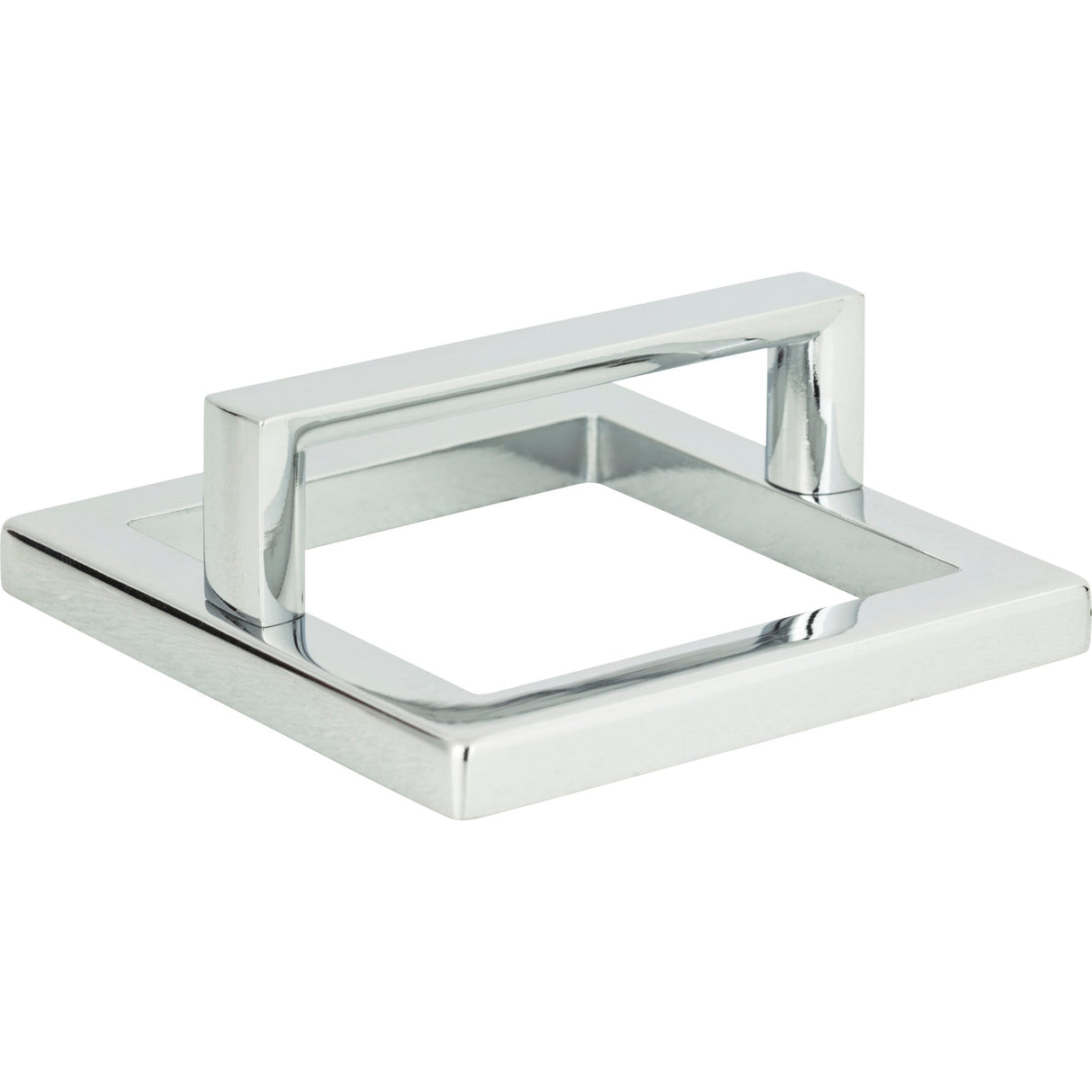 Atlas Homewares Tableau Square Base and Top 2 1/2 Inch (c-c) Polished Chrome