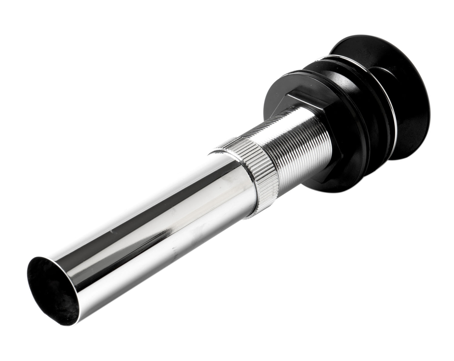 Black Matte Pop Up Drain with Overflow